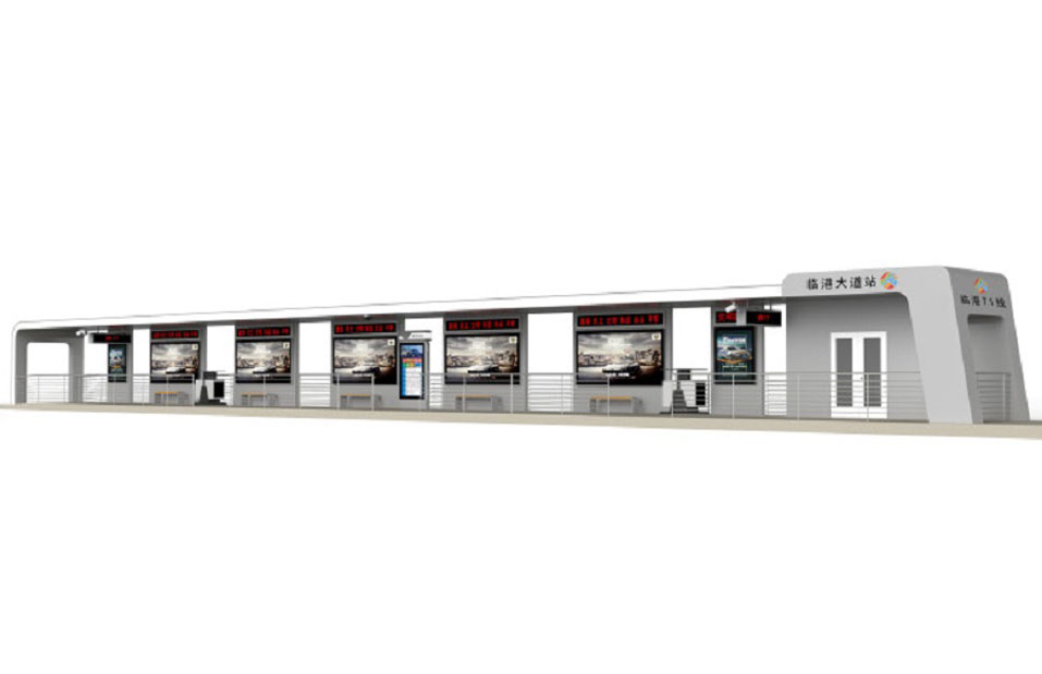 BRT候車亭效果圖 BRT候車亭效果圖